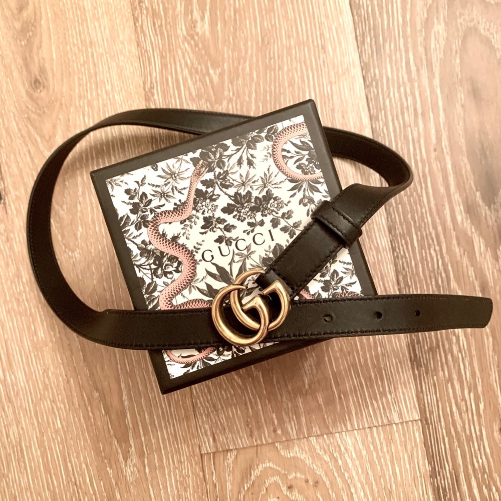Gucci Marmont Belt Size 80